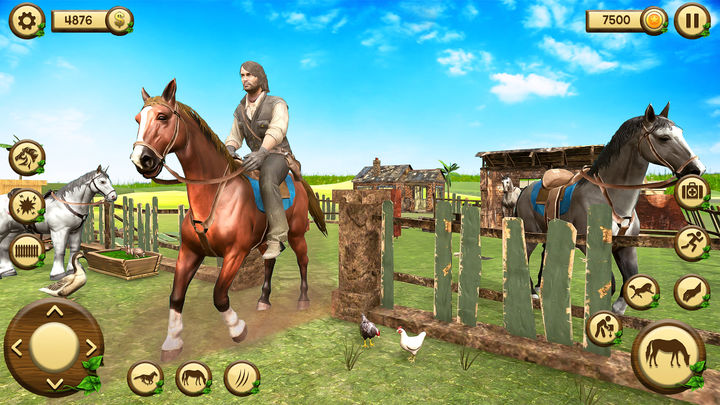 Download do APK de cavalo corrida jogos 3d para Android