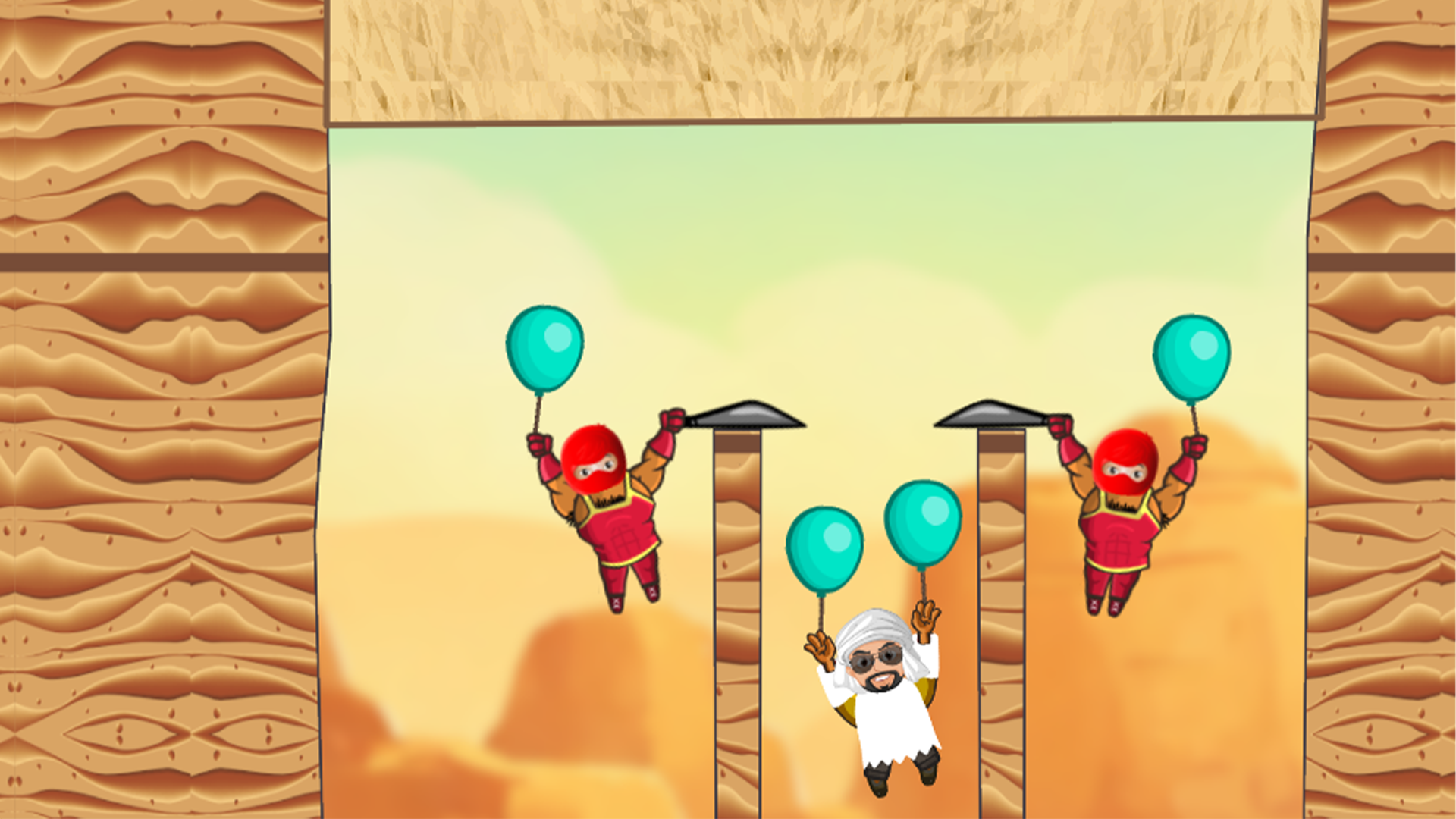 Rise up - Save the Balloon Game Screenshot