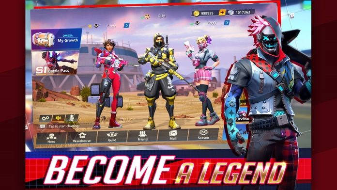 Screenshot of Omega Legends