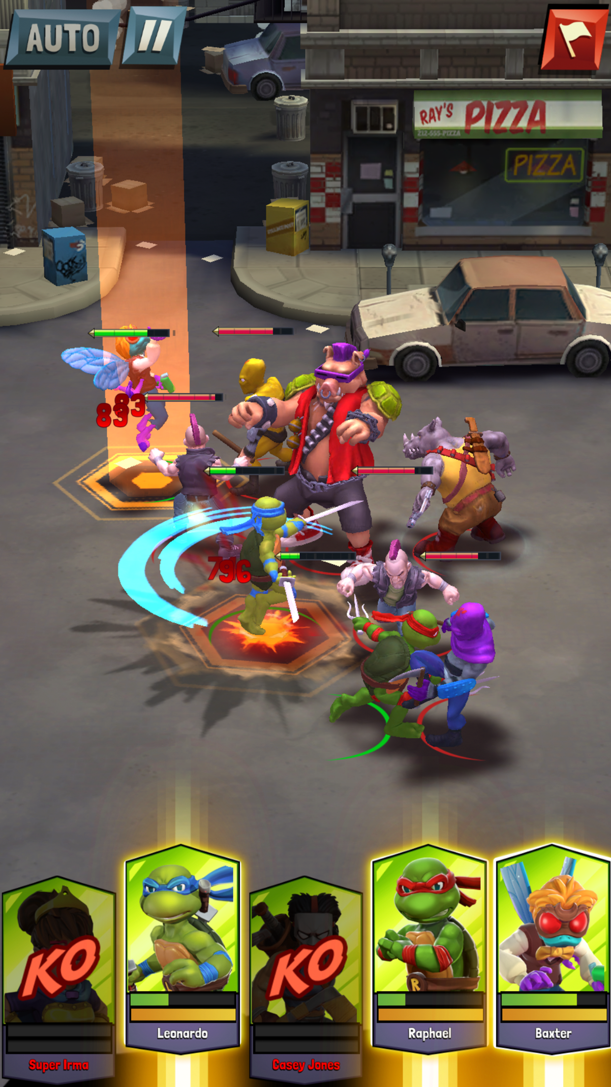 Captura de Tela do Jogo TMNT: Mutant Madness