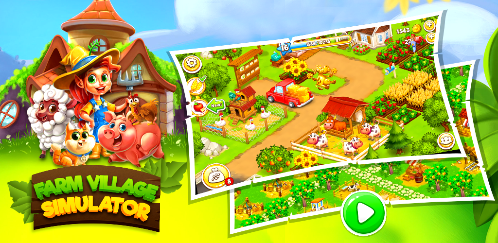  ภาพหน้าจอของวิดีโอ Big Farm Village Simulator