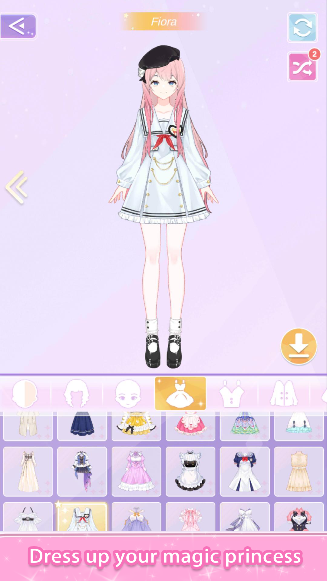 Screenshot of Magic Princess: Dress Up Games