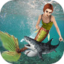 Icon of Mermaid vs Double Head Shark