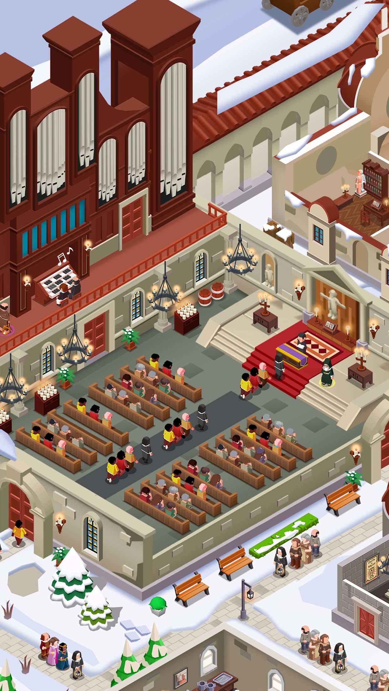 Idle Nuns Empire Tycoon Game Screenshot