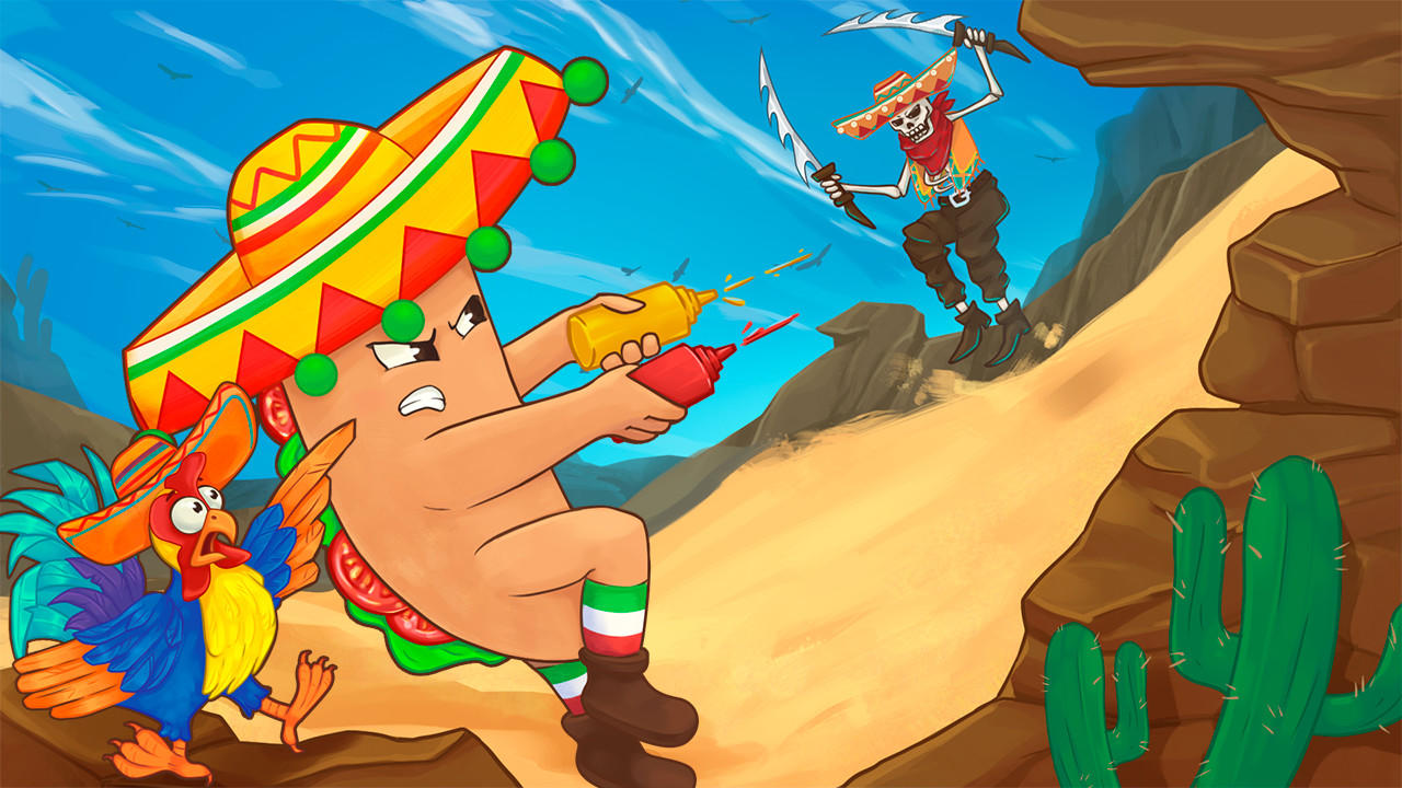 Carlos the Taco 게임 스크린 샷