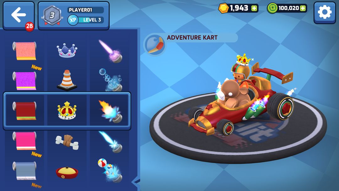 Starlit Kart Racing遊戲截圖