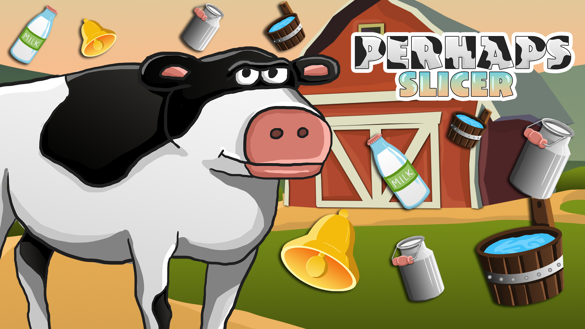 Perhaps cow slicer ゲームのスクリーンショット