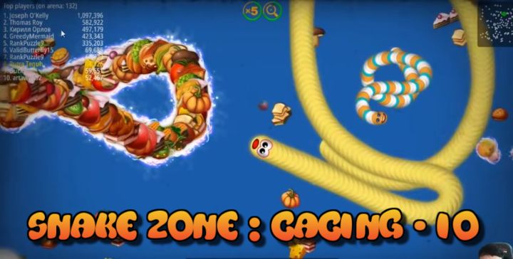 Screenshot 1 of Snake Zone : Cacing Worm-io 1.1.0