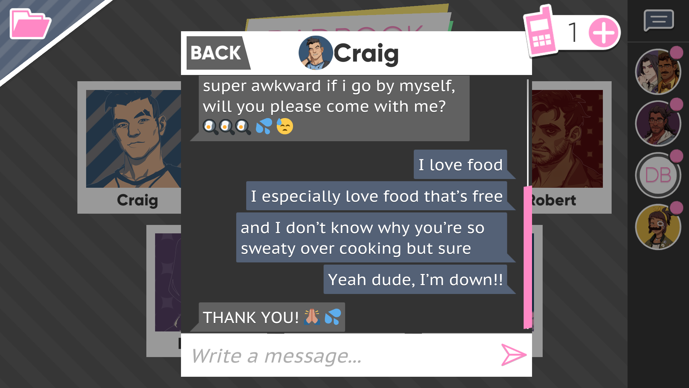 Dream Daddy Game Screenshot