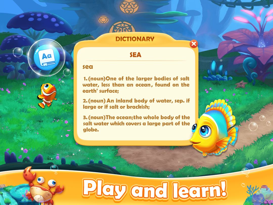 Word Sea screenshot game