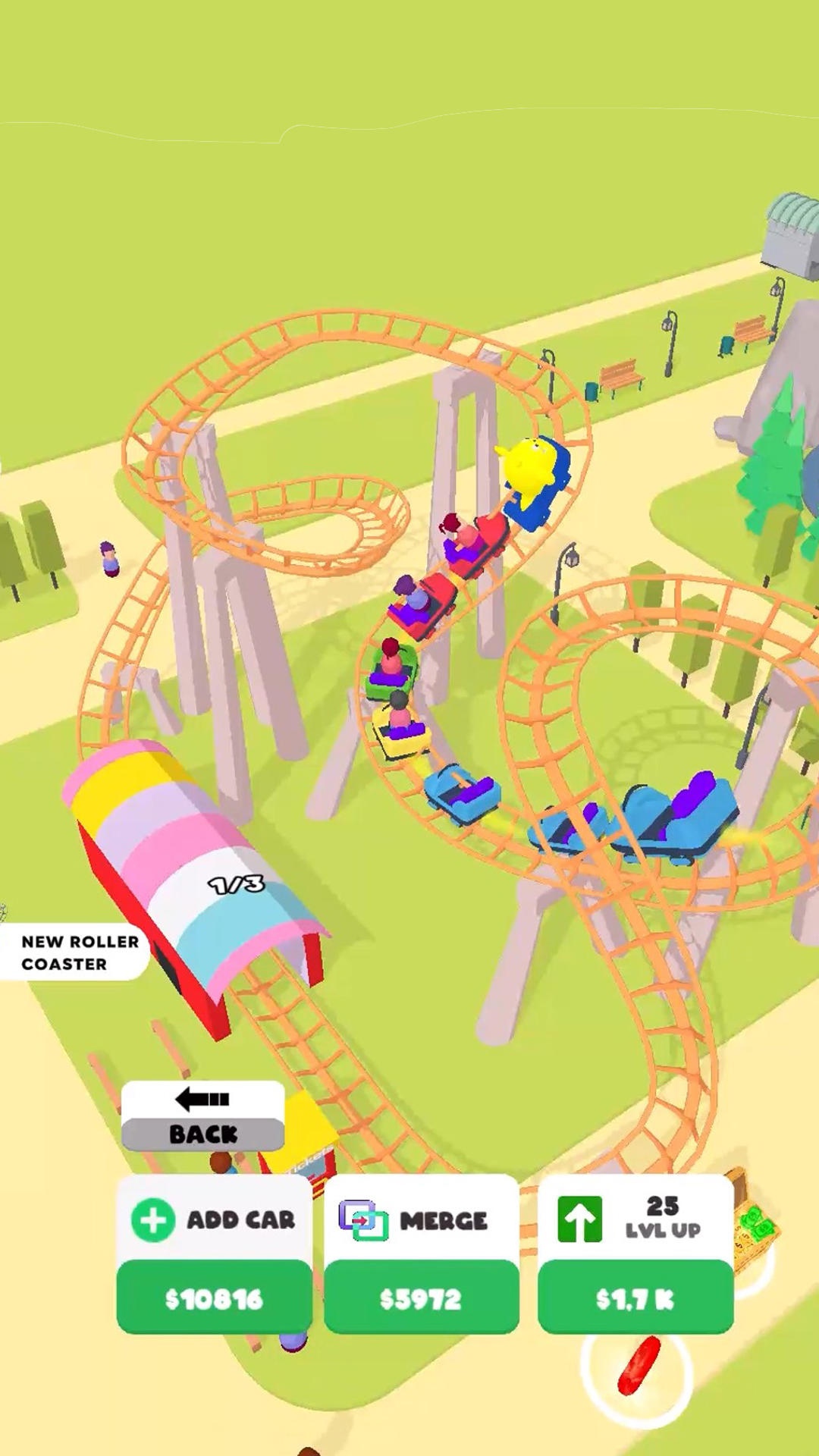 Lunapark Idle Game Screenshot