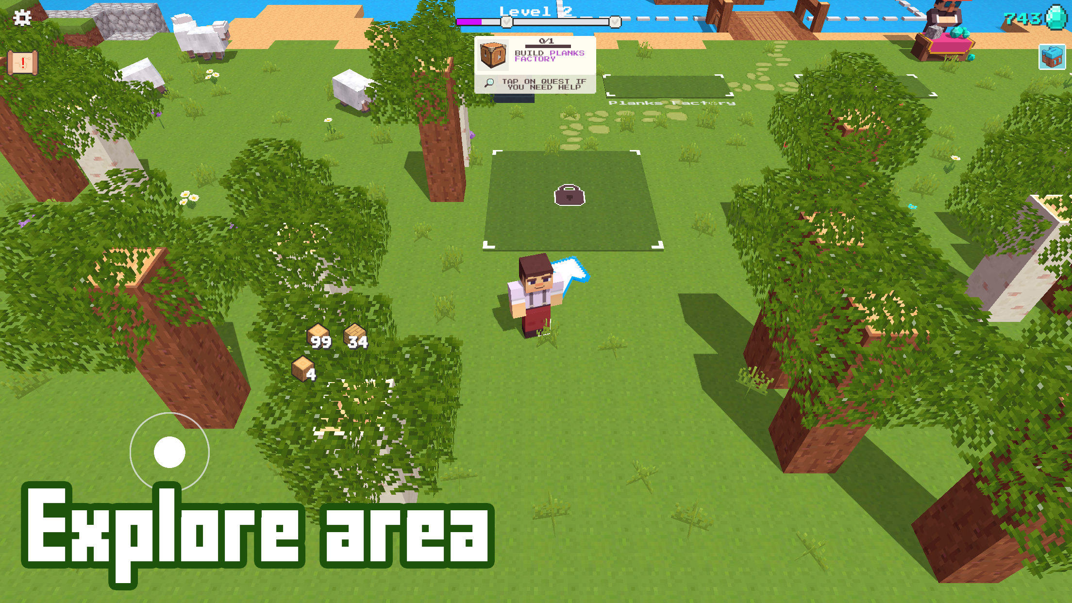 Screenshot of CubeCrafter