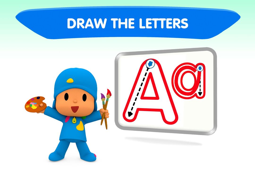 Screenshot of Pocoyo Alphabet: ABC Learning