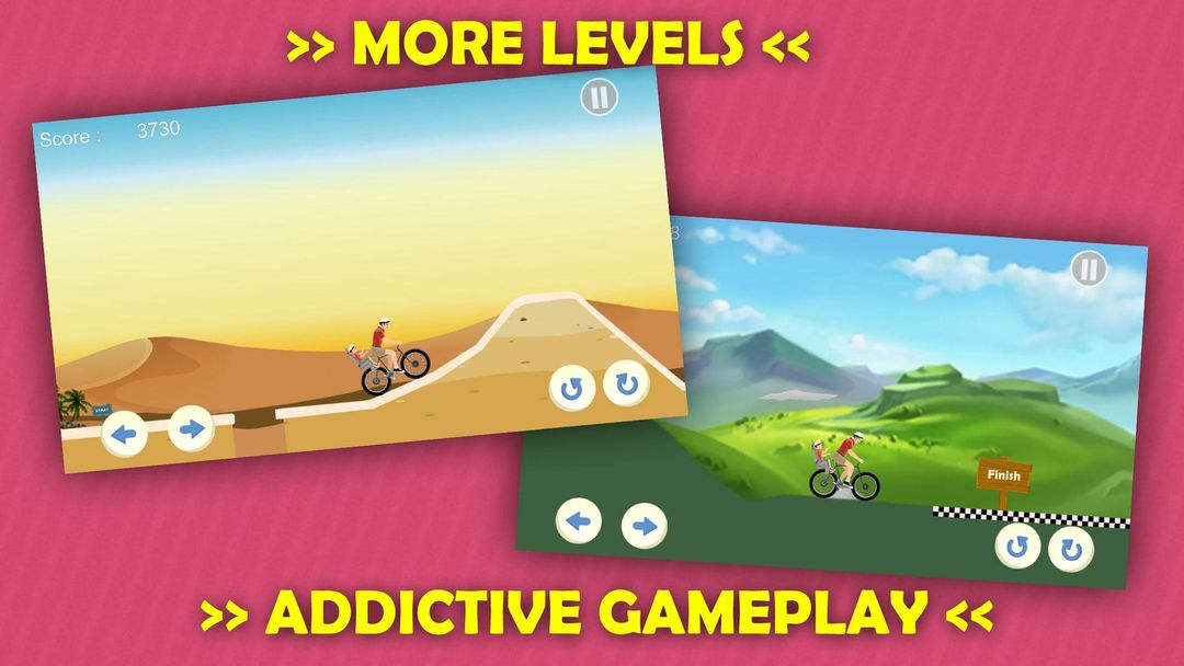 Happy Bike Climb Wheels Road 2 screenshot game
