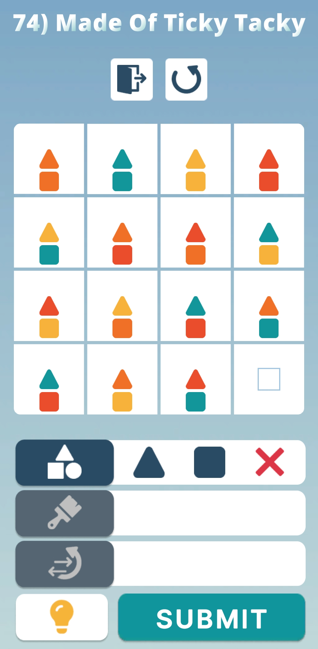 Скриншот игры Shape Logic