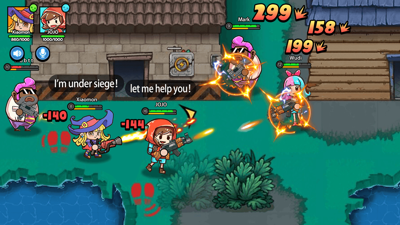 Lil Big Brawl-2D Battle shoot Game Screenshot
