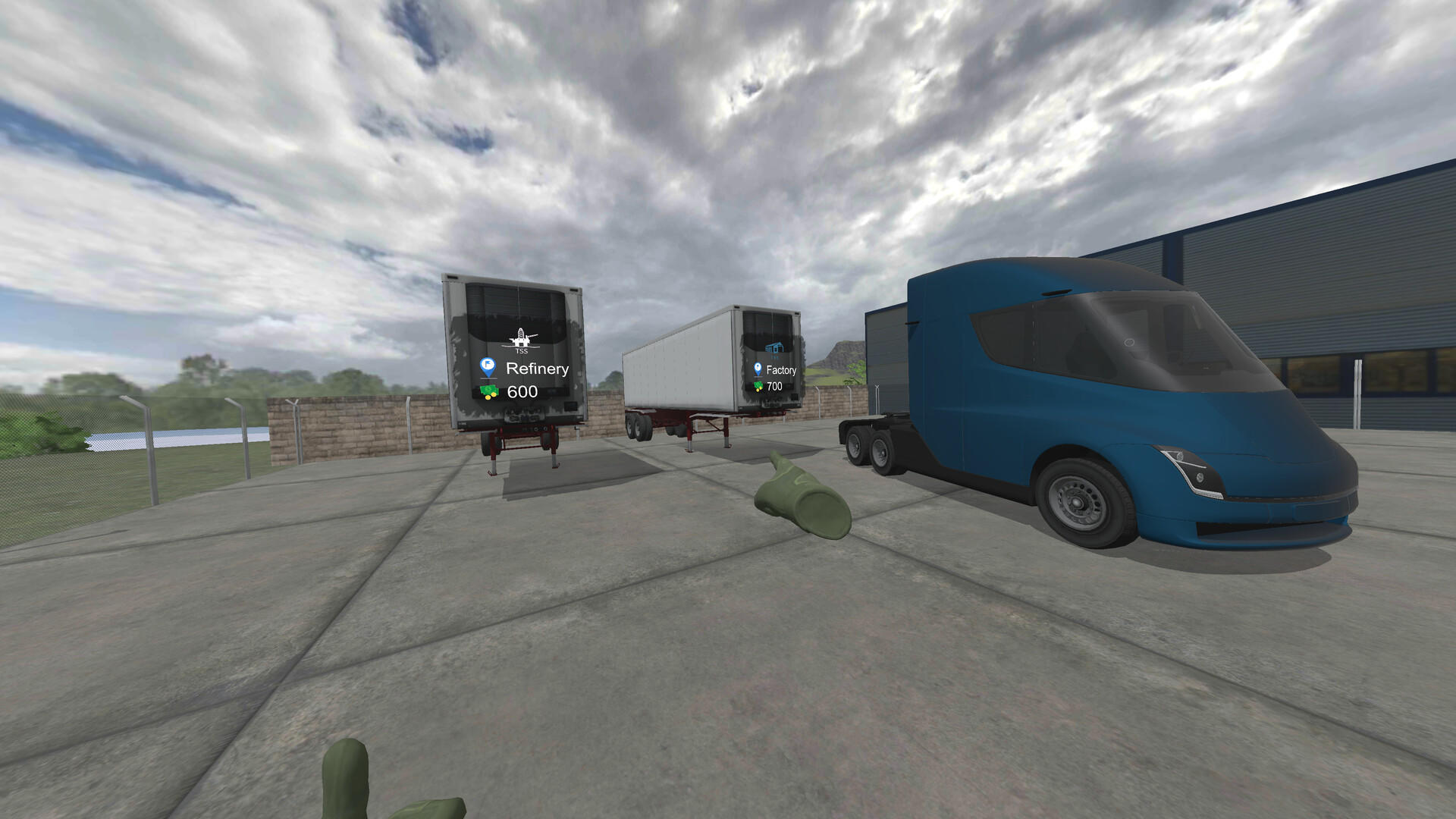 Screenshot of Truck Parking Simulator VR
