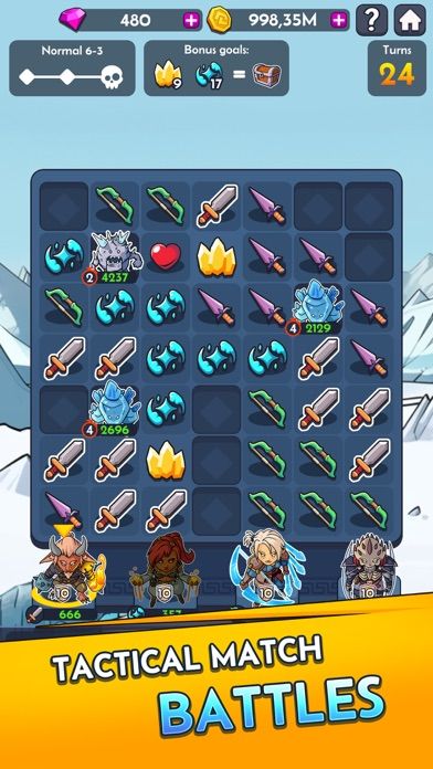 Squad Match - Puzzle Heroes Game Screenshot