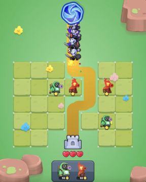 Merge Maze Tower Defense Game Screenshot