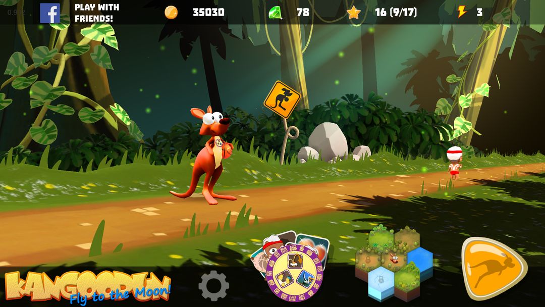 Screenshot of Kangoorun: run kangaroo runner