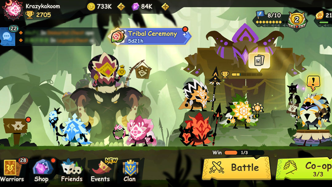 Krazy Kakoom Island screenshot game