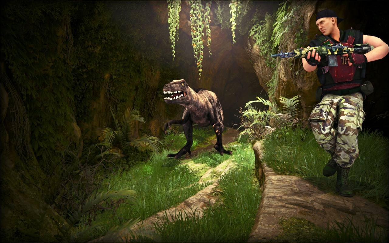 Screenshot 1 of Dinosaur World Jurassic Island : TPS အက်ရှင်ဂိမ်း 