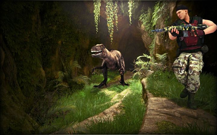 Screenshot 1 of Dinosaur World Jurassic Island : TPS Action Game 