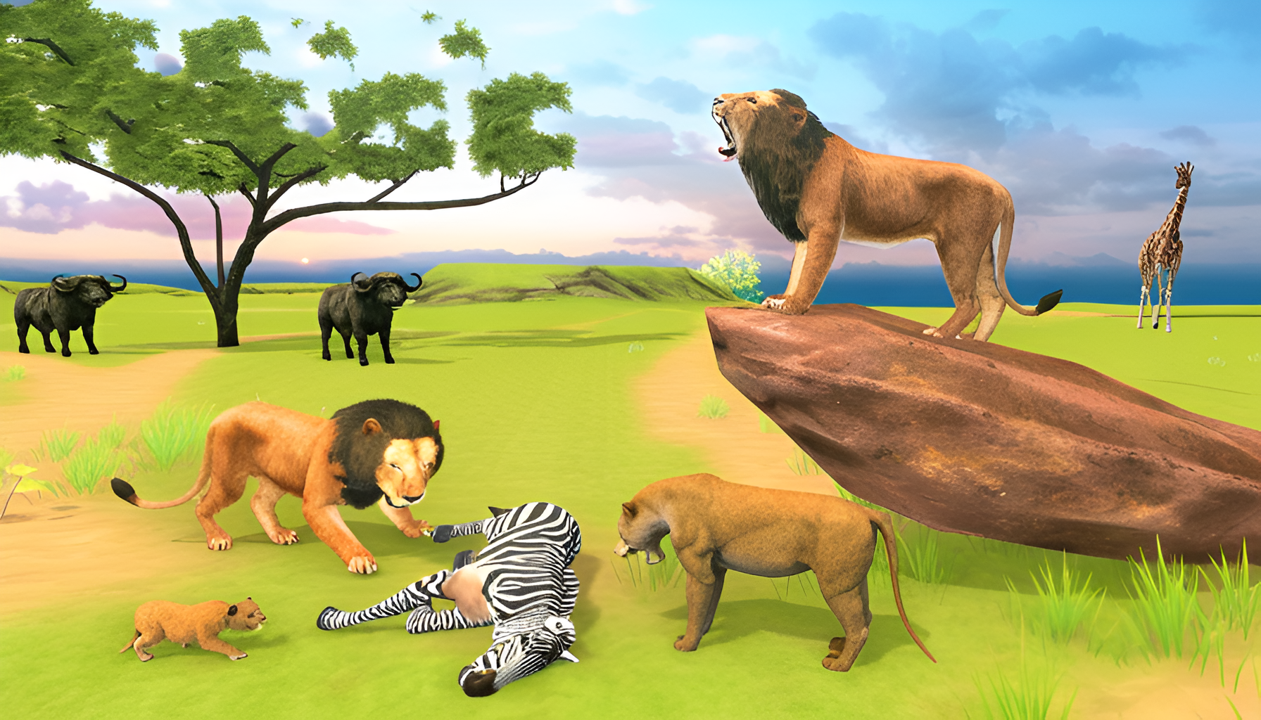 Lion Game Game Screenshot