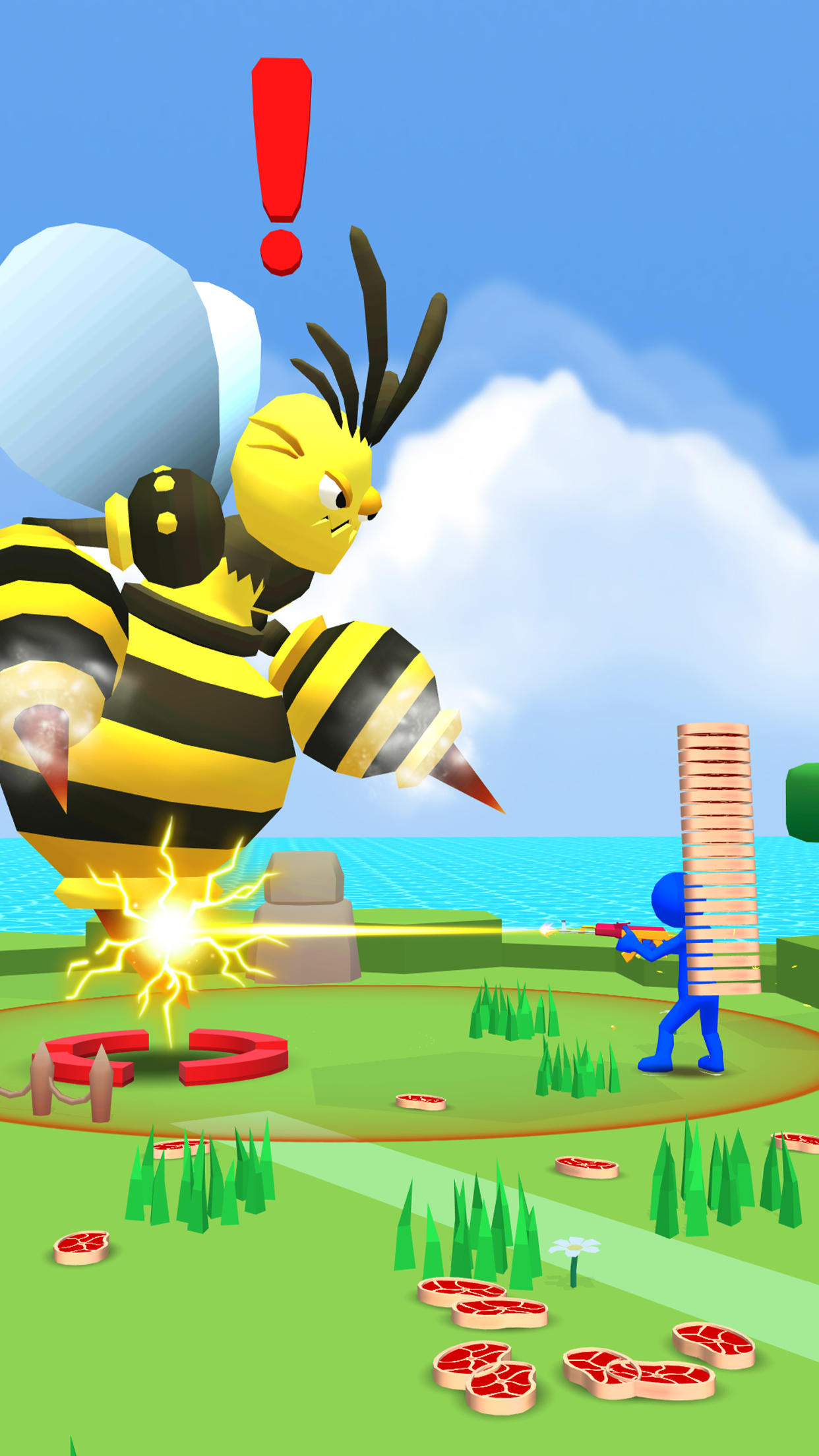 Idle Shooter: Camping Land Game Screenshot