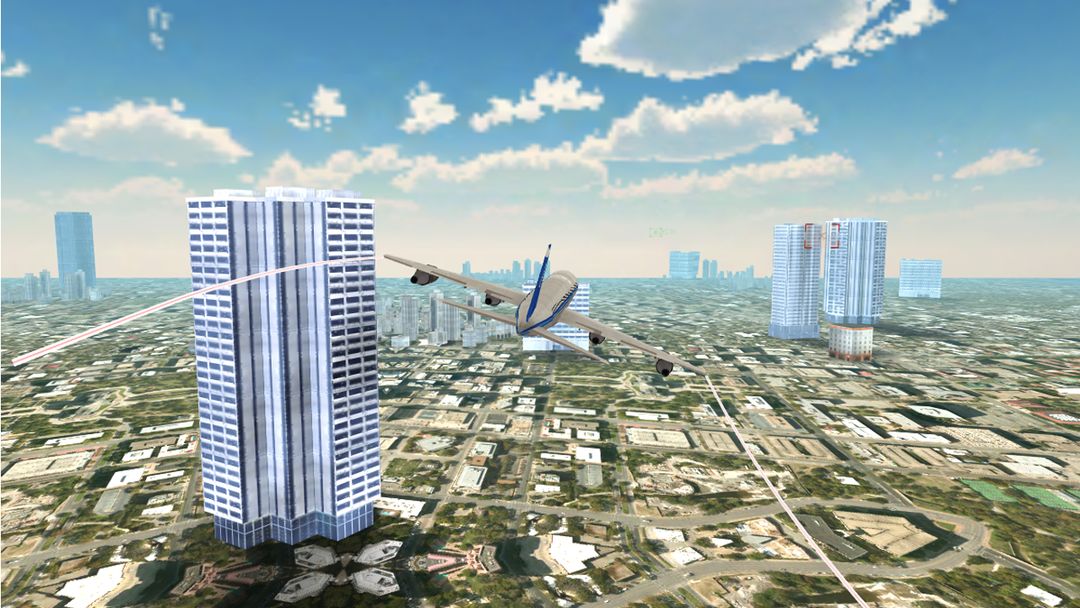 Flight Simulator City Airplane screenshot game