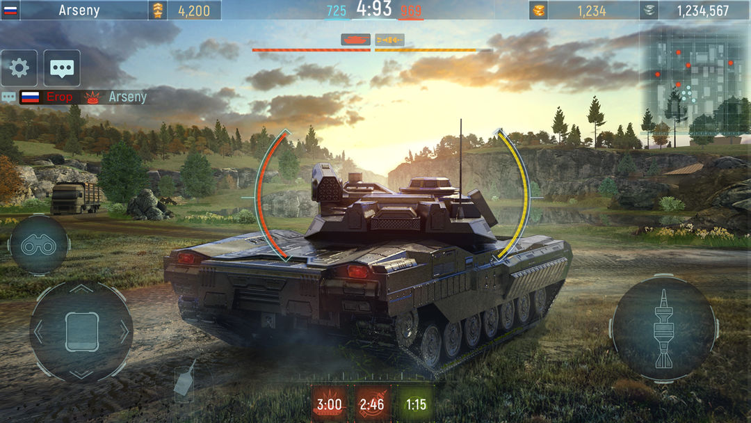 Modern Tanks: War Tank Games ภาพหน้าจอเกม