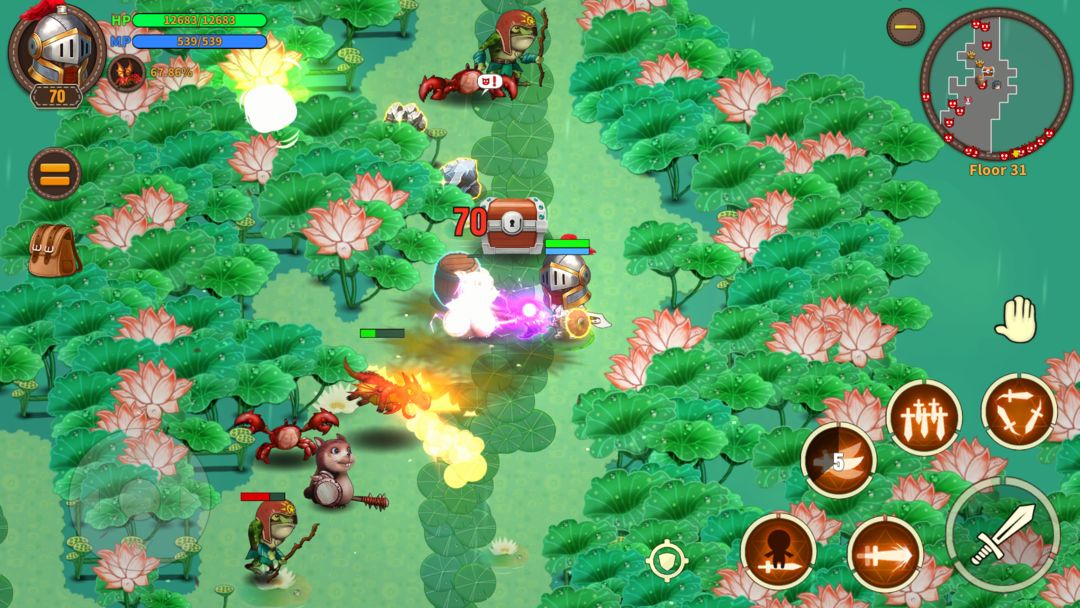 Screenshot of Mushroom Knight