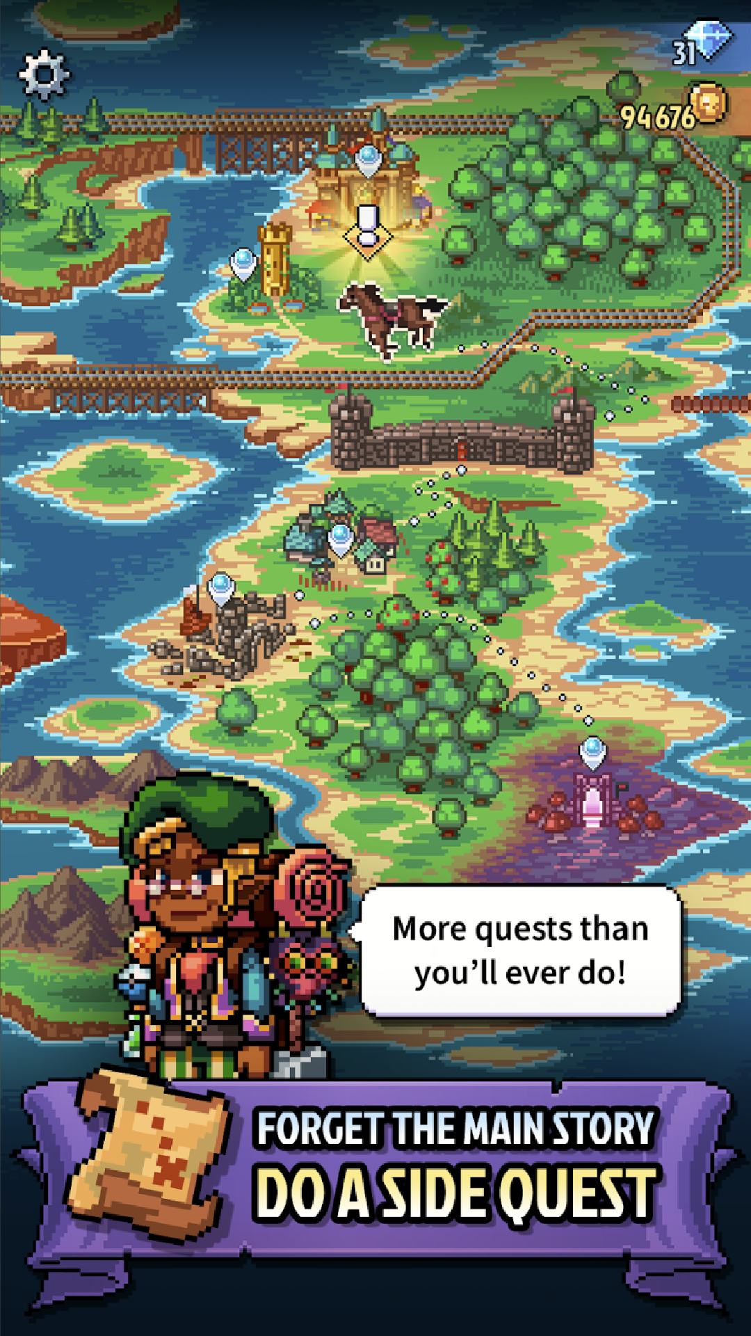 Knights of Pen and Paper 3 Game Screenshot