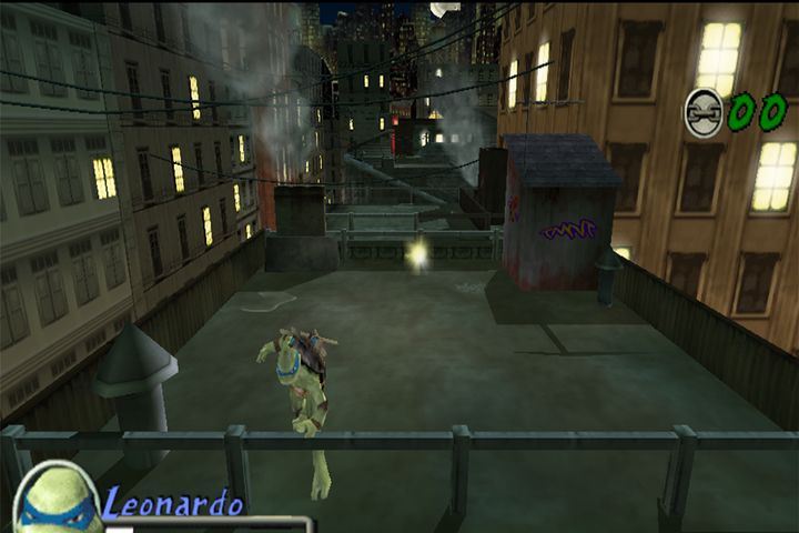 Ninja Turtle fighting Shredder Game Screenshot