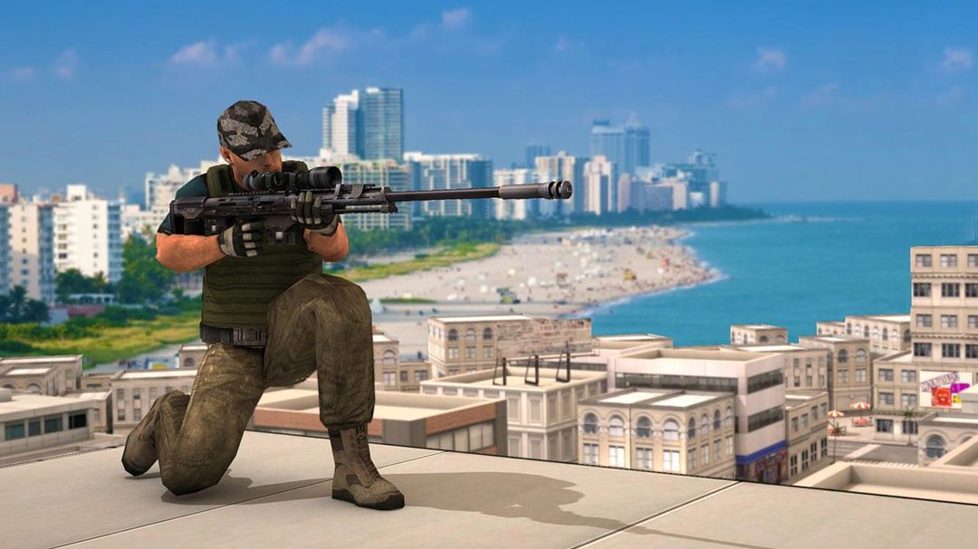 Screenshot of Grand Miami Sniper Gang 3D