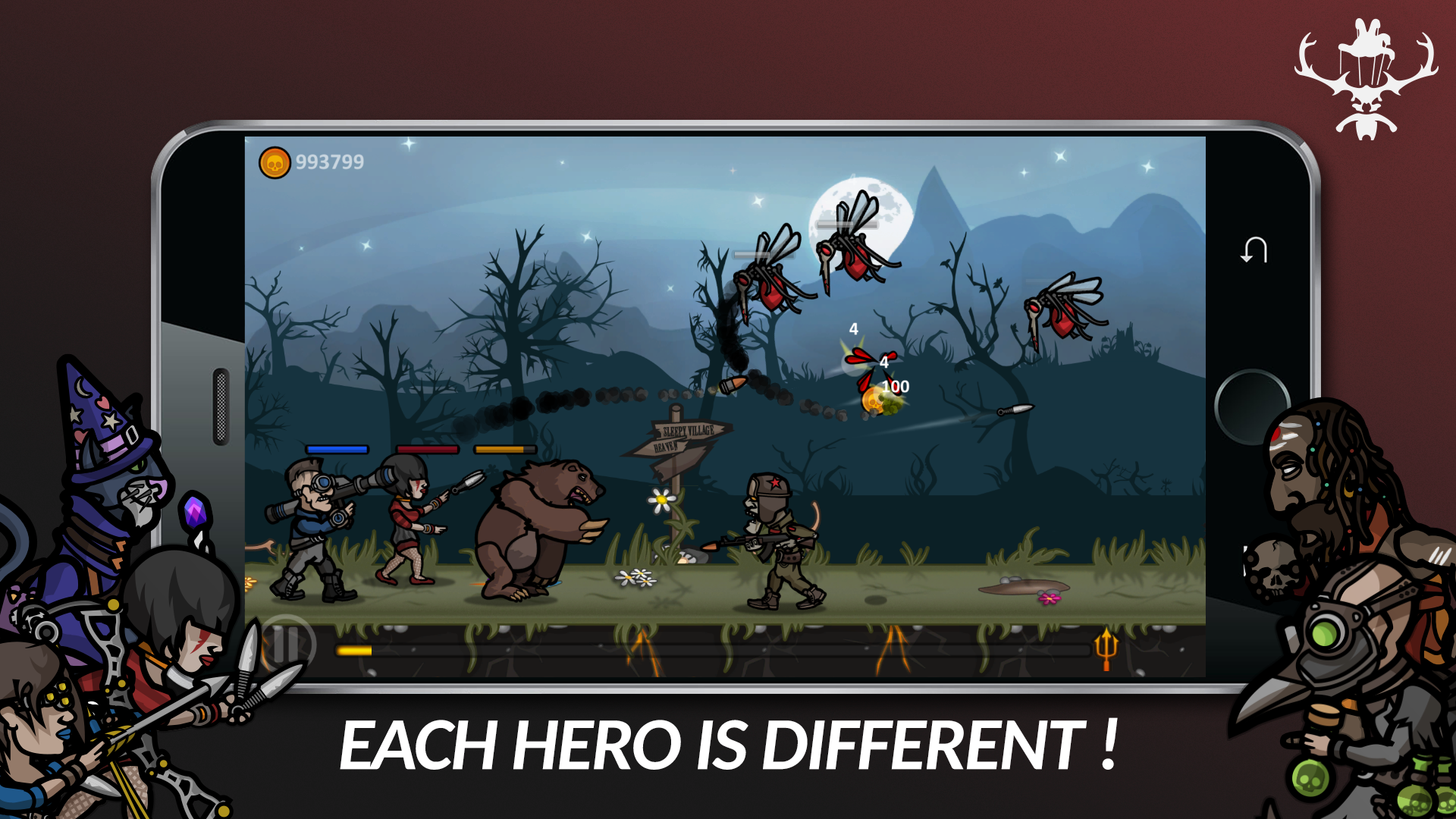 Cuplikan Layar Game Heroes vs Devil