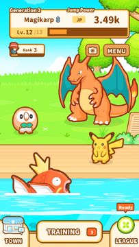 Pokémon: Magikarp Jump Game Screenshot