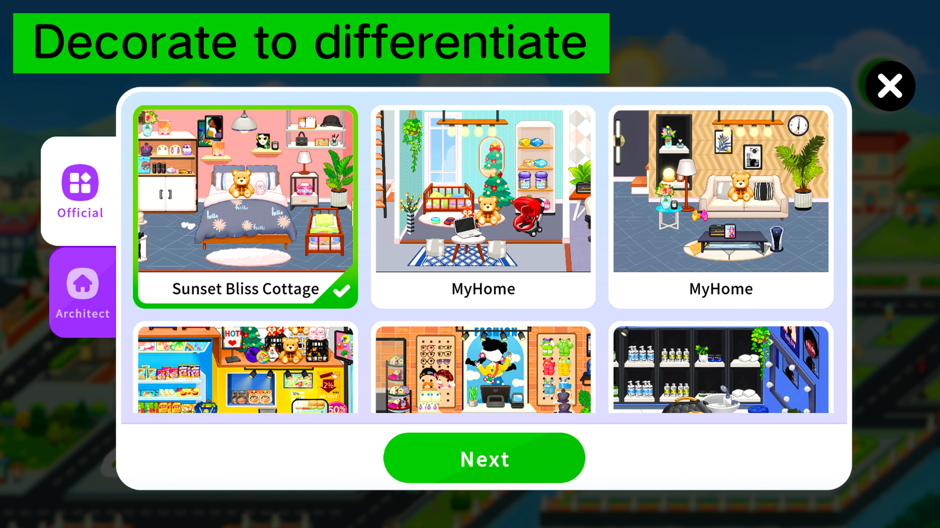 YoYa Time: Build, Share & Play Game Screenshot