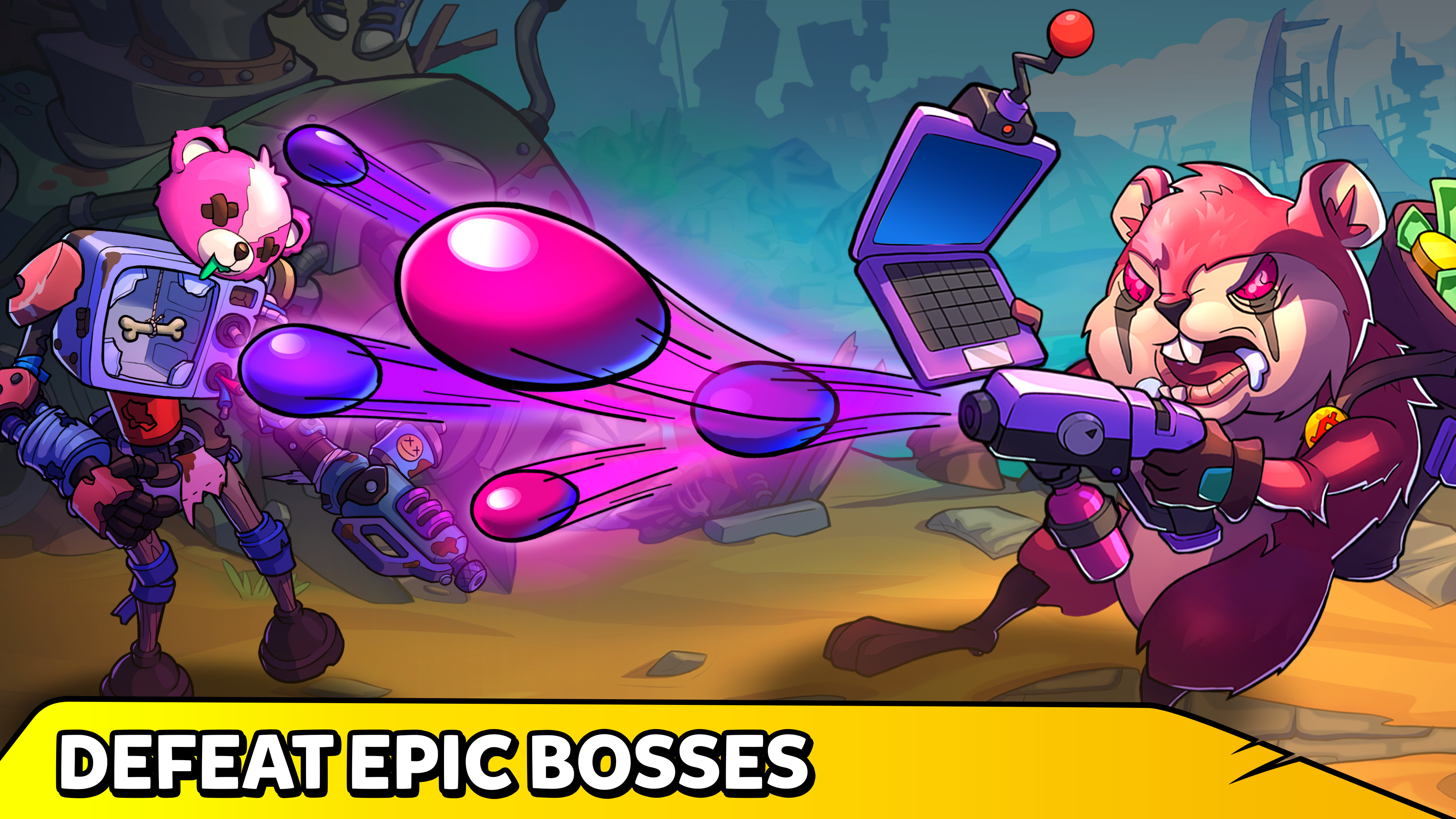 Junkineering: Robot Wars RPG Game Screenshot