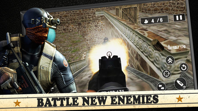 Commander War Real Sniper Shooter Pro screenshot game