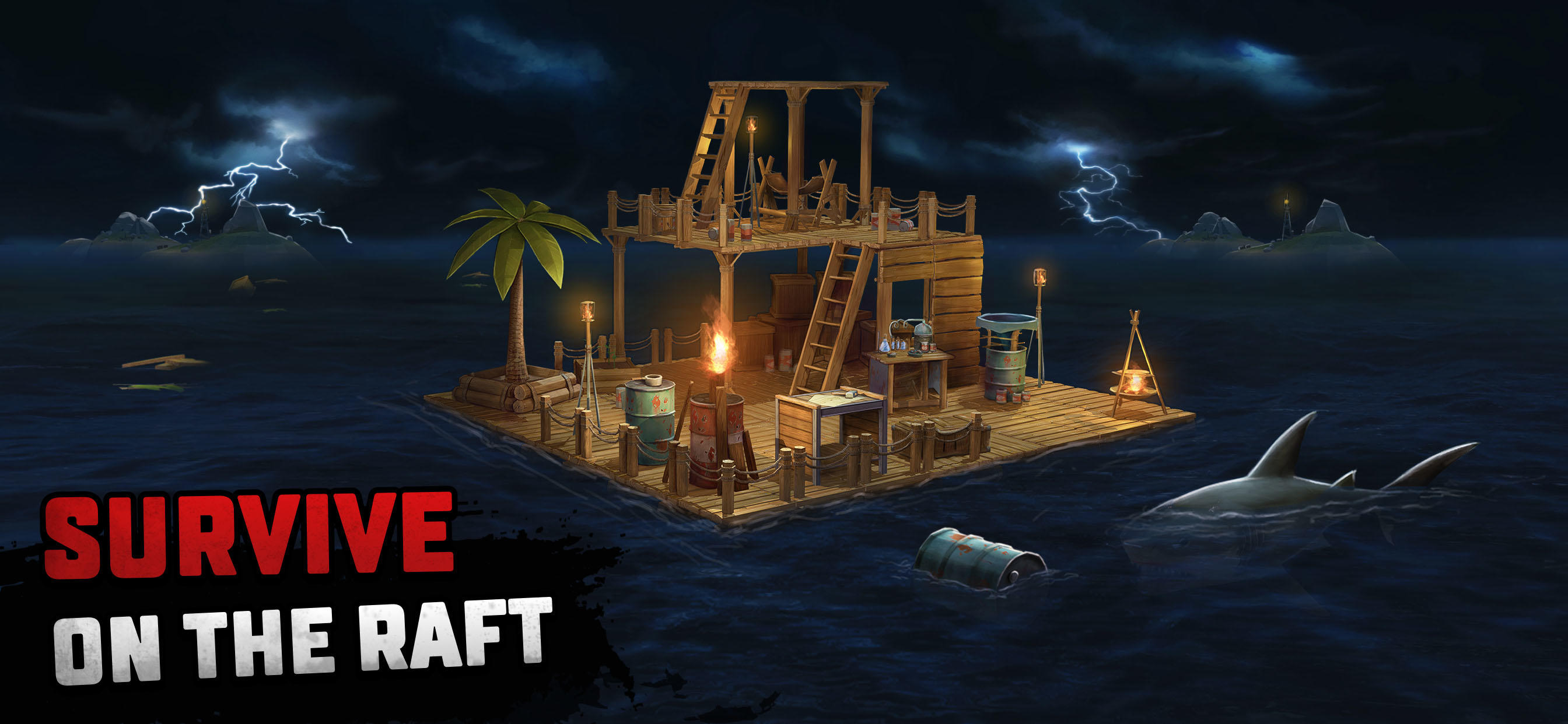 Raft® Survival - Ocean Nomad Game Screenshot