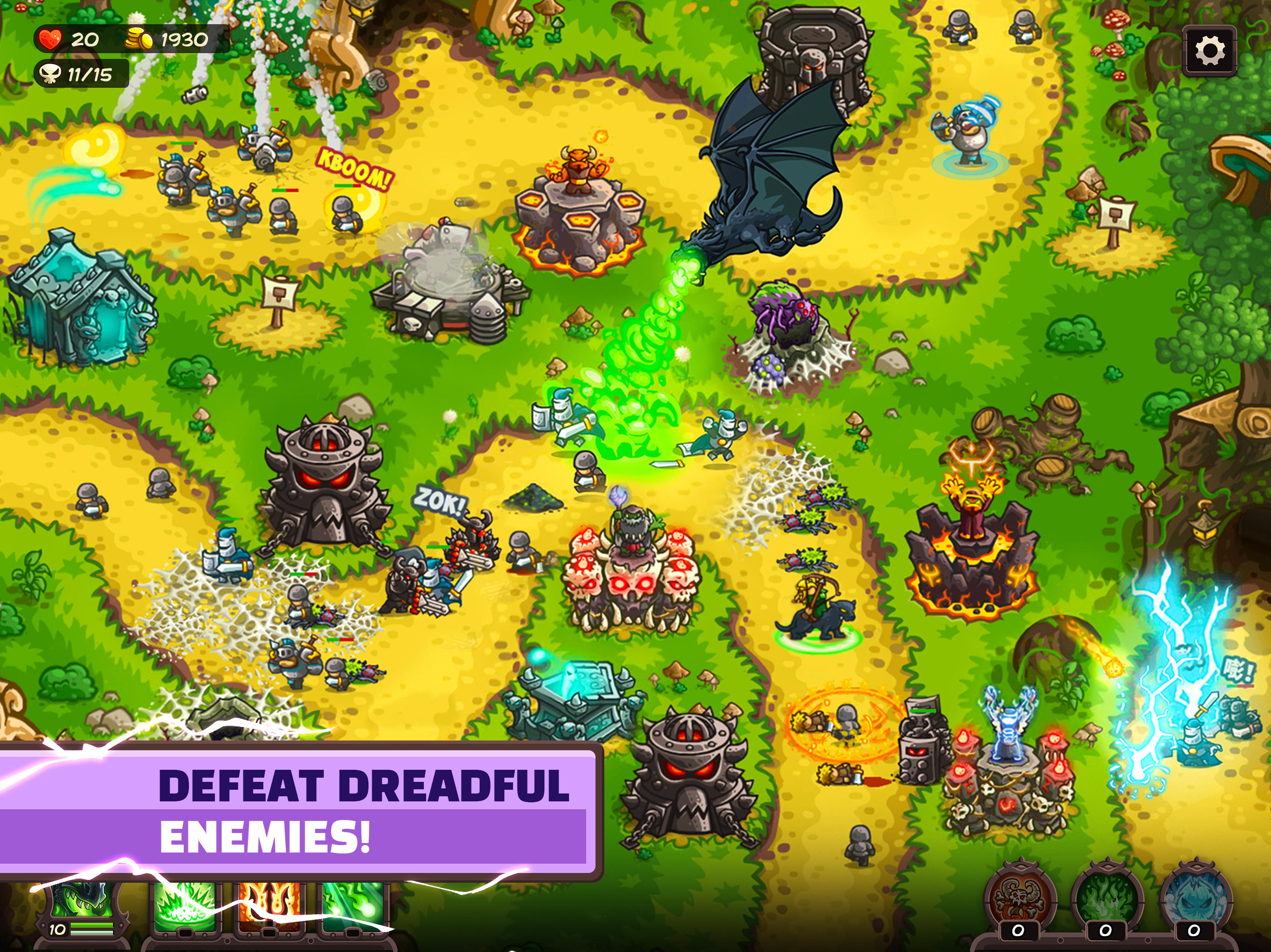 Kingdom Rush Vengeance TD Game Game Screenshot