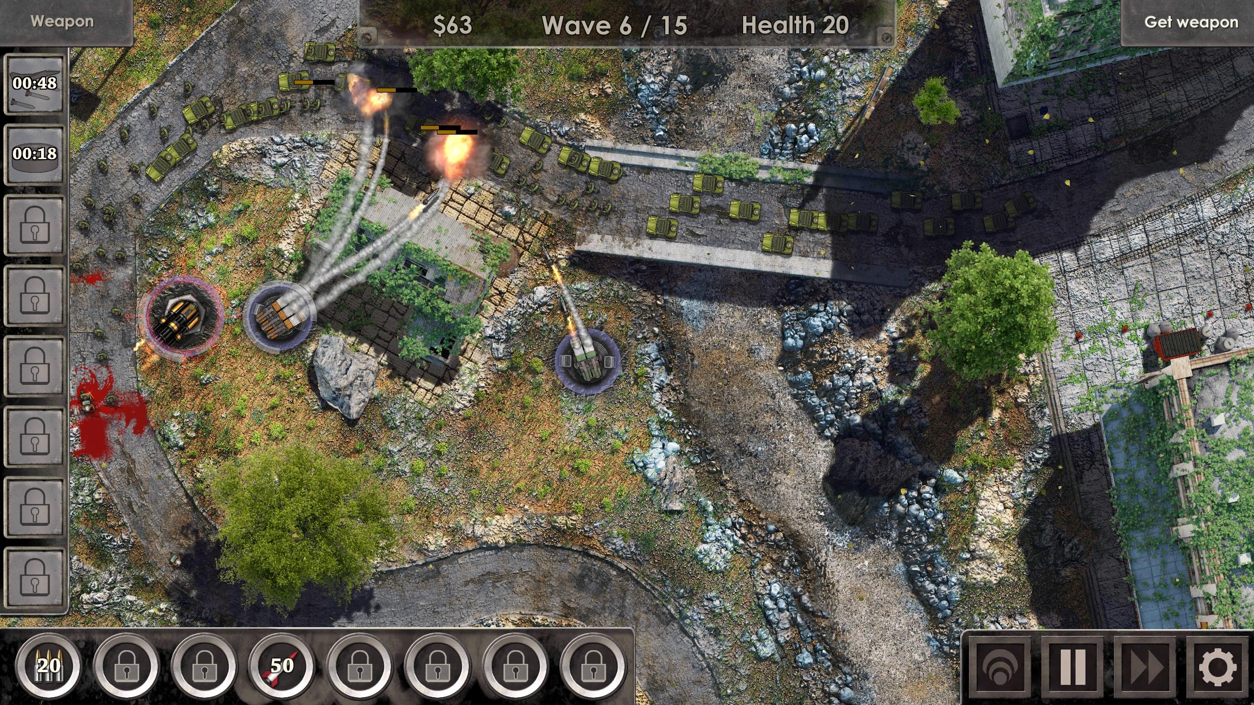 Defense Zone 3 HD: Tactical TD ภาพหน้าจอเกม