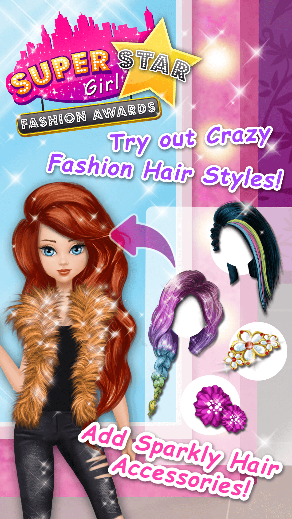 Captura de Tela do Jogo Superstar Girl Fashion Awards