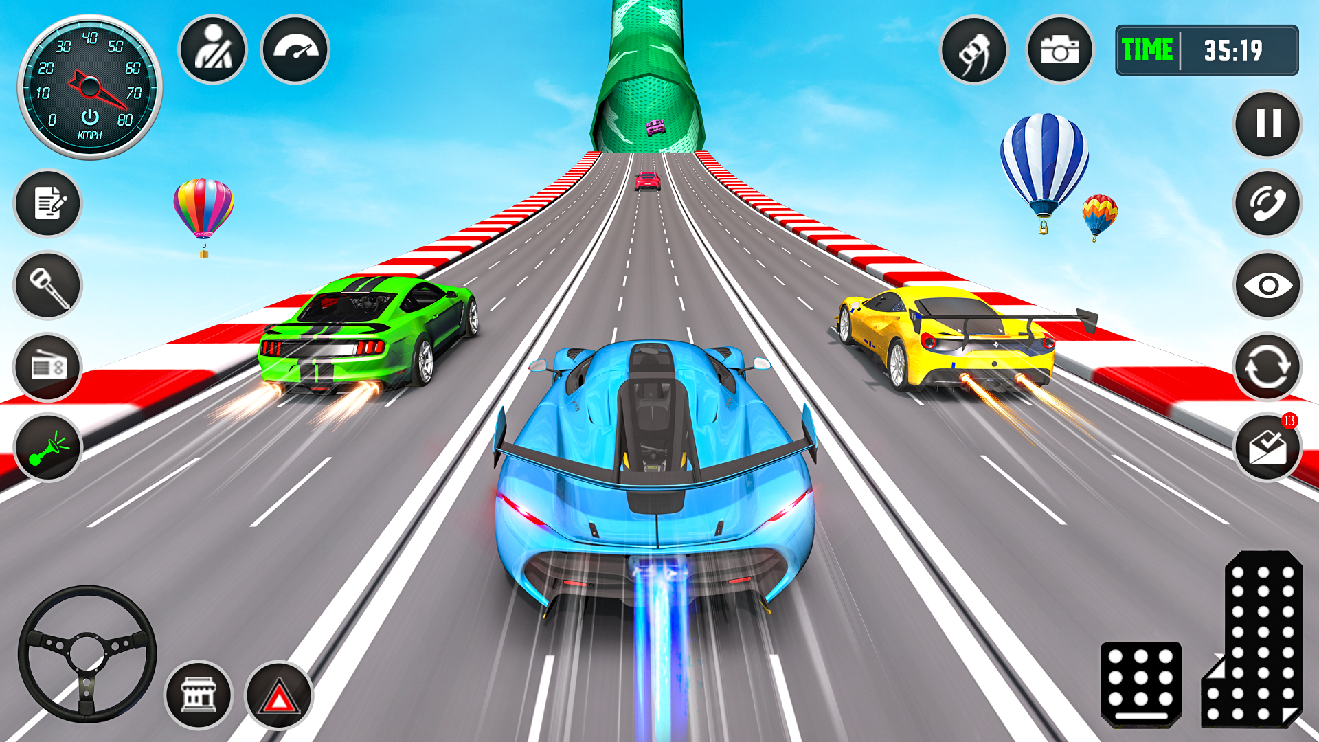 Скриншот игры Ramp Car Stunt Racing Game