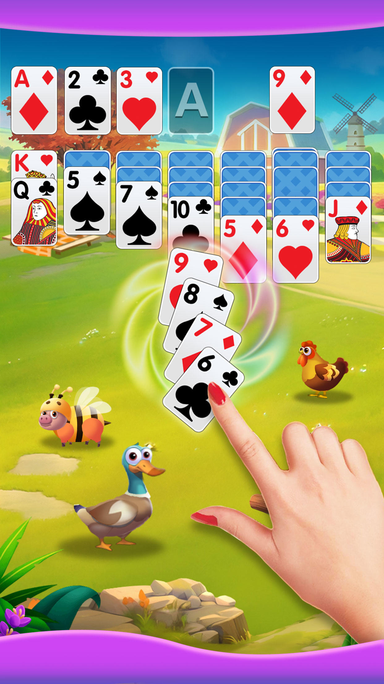 Screenshot of Solitaire Farm Card：Klondike