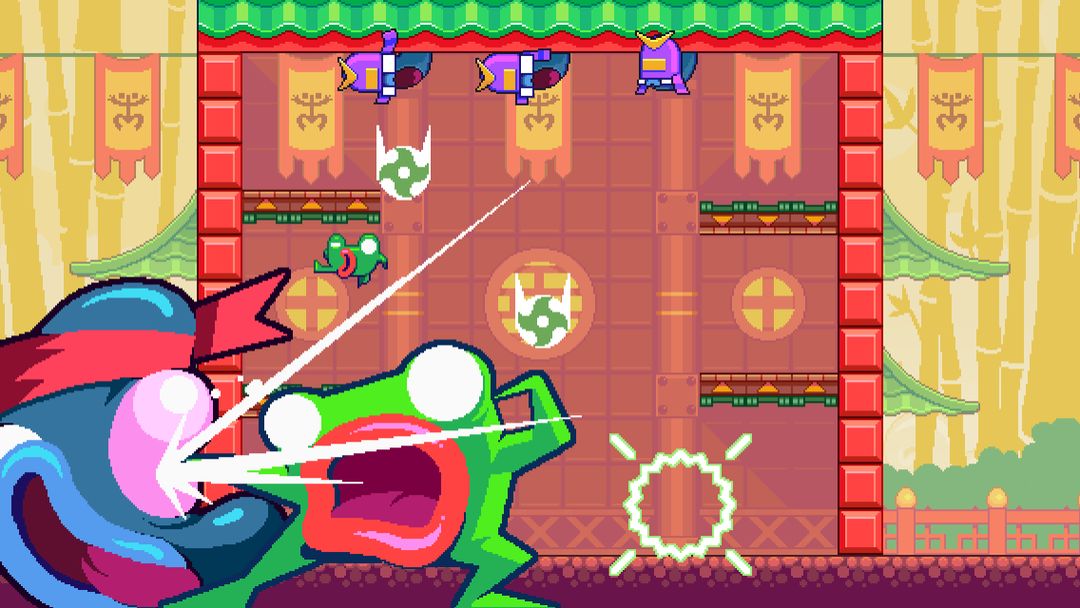 Green Ninja: Year of the Frog 게임 스크린 샷