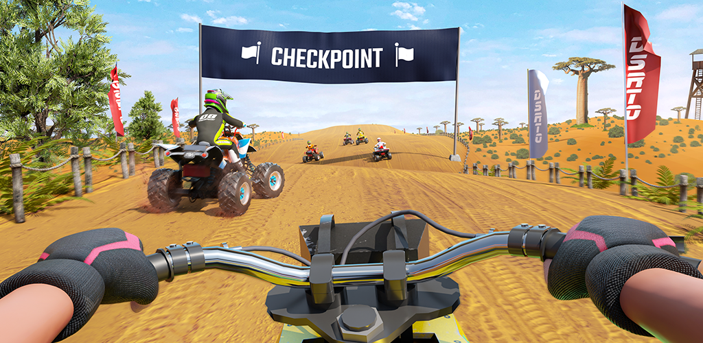 Screenshot of the video of Offroad ATV Quad Bike Race