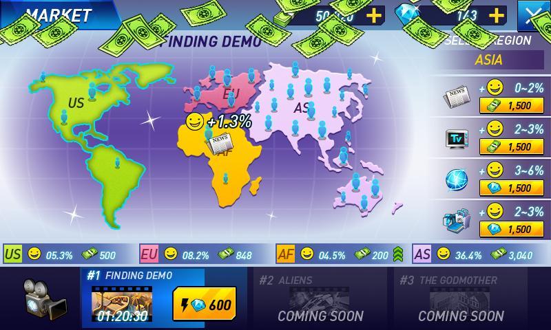 Hollywood Paradise Game Screenshot