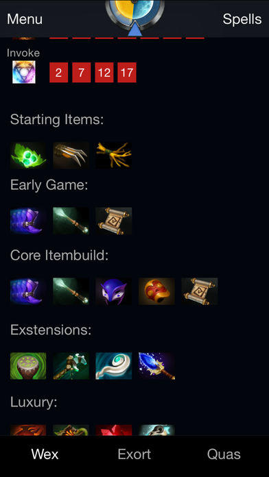 Invoke Trainer - Become the best Invoker in Dota 2 ภาพหน้าจอเกม